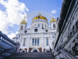 Orthodox cathedral of Christ the Saviour, Moscow, Russia