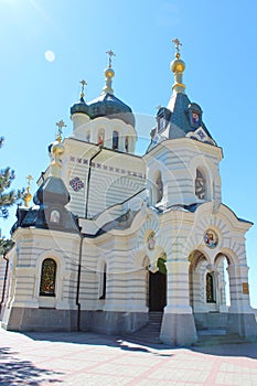 Orthodox Cathedral from Foros Crimea