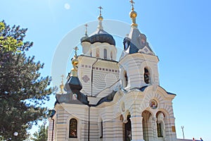 Orthodox Cathedral from Foros Crimea