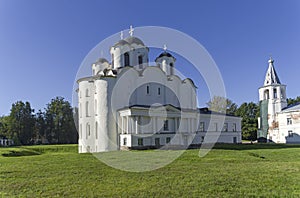 Orthodox Cathedral in Veliky Novgorod, Russia