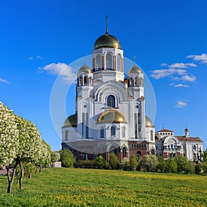 Orthodox cathedral in Yekaterinburg