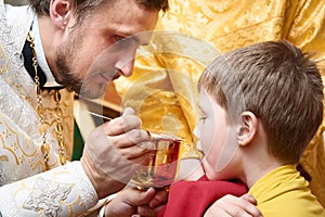 Orthodox ceremony of the Eucharist