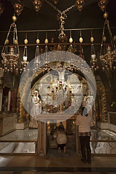 Orthodox chapel of Calvary in the Church of the Holy Sepulchre, Jerusalem