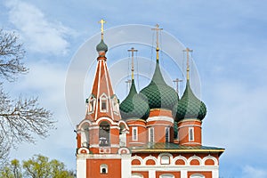 Orthodox Christian church of the Archangel Michael. Yaroslavl, Russia