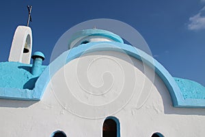 orthodox church (agios dionysios d\'olymbos) in galatas in crete