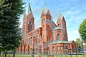 Orthodox Church of the Archangel Michael former Protestant reform church of Insterburg, 1890. Chernyakhovsk, Kaliningrad region