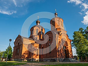 Orthodox church in Bialowieza