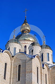 Orthodox church is built in 21 centuries. Cherkasy, Ukraine