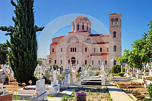 Orthodox church at the cemetery