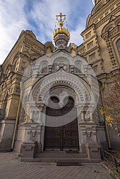 Church of the Dormition of the Mother of God in Saint Petersburg, Russia