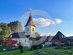 Orthodox church in Floresti village, Sibiu county, Romania