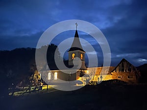 Orthodox church in Floresti village, Sibiu county, Romania