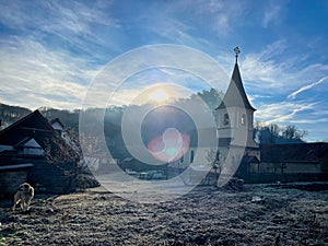 Orthodox church in Floresti village, Sibiu county, Romania