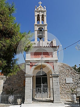 Orthodox church in greece. Village or town church in peleponnese