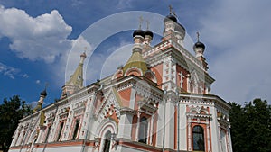 Orthodox church in Grodno, Belarus. The temple is a place of rel