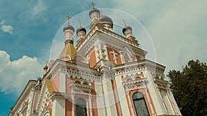 Orthodox church in Grodno, Belarus. The temple is a place of rel
