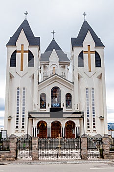 Orthodox Church of the Holy Emperors Constantine and Helena on Alexandru Odobescu Street in the Brasov city in Romania