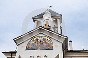 Orthodox Church of the Holy Emperors Constantine and Helena on Alexandru Odobescu Street in the Brasov city in Romania