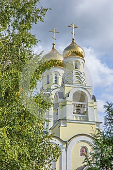 Orthodox church in the Kaluga region of Russia.