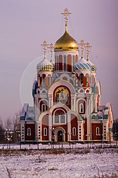 Orthodox Church in Kaluga region (Russia).