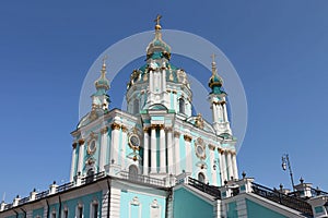 Orthodox Church in Kiev. Andrew`s Descent