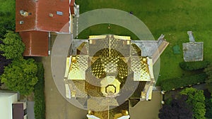 Orthodox Church Koszalin Cerkiew Bogurodzicy Aerial View Poland