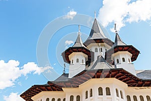 Orthodox church in Manastirea Prislop, Romania