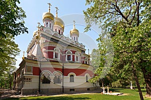 Orthodox church Nativity Memorial in Shipka, Bulgaria