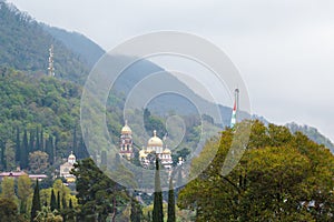 Orthodox church in New Athos