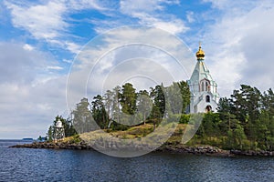 Orthodox Church Nikolsky Skete on Valaam Island - Karelia Russia photo