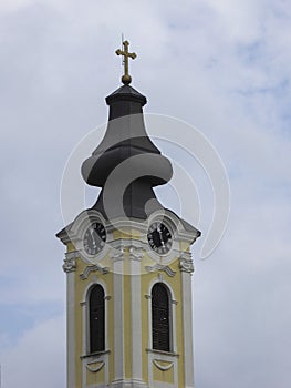 Orthodox church in Novi Becej, Vojvodina, Serbia photo