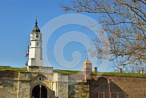 Orthodox Church in Park - Wintertime