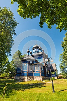 Orthodox church in Puchly village, north eastern Poland