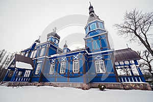 Orthodox church in Puchly village, Podlasie region of Poland