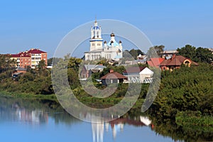 Orthodox church on the Pyshma river