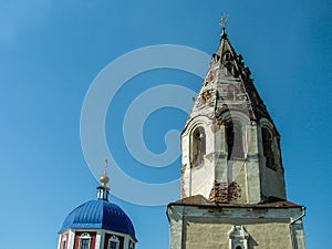 The Orthodox Church in the Russian town of Meshchovsk Kaluga region.