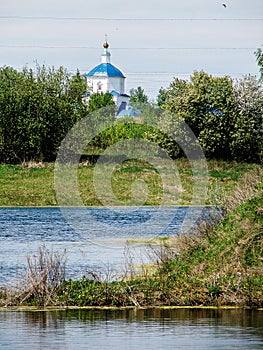 The Orthodox Church in the Russian town of Meshchovsk Kaluga region.