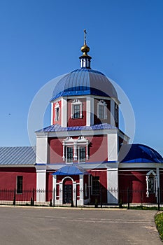 The Orthodox Church in the Russian town of Meshchovsk Kaluga region.