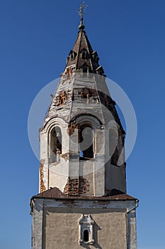 The Orthodox Church in the Russian town of Meshchovsk Kaluga region.