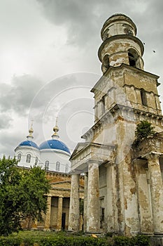 The Orthodox Church in the Russian town of Meshchovsk Kaluga region.