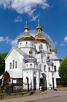 Orthodox Church of St. Nicholas outdoor.  Busk city. Lviv region. Ukraine