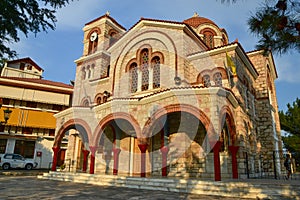 An Orthodox church in the town of Delphi, Greece