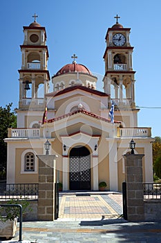 Orthodox church in the town of Georgioupoli on the island of Crete