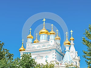 Orthodox church un Daugavpils. Summer