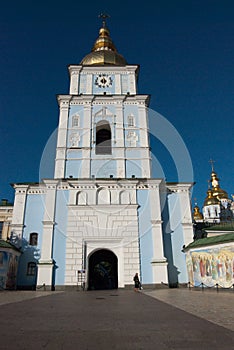 Orthodox church and wall murals, Kyiv