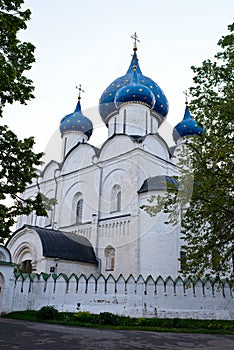 The Orthodox Eastern Church with blue domes