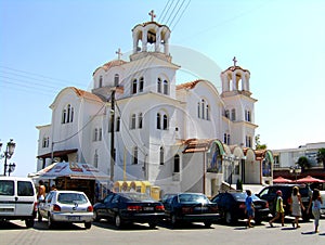 Orthodox greek church in Paralia Katerini, Greece