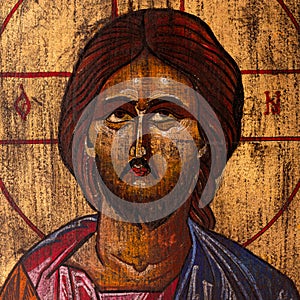 Orthodox Icon of the Head of Jesus Christ