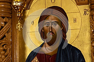 Orthodox Icon on Iconostasis