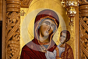 Orthodox Icon on Iconostasis